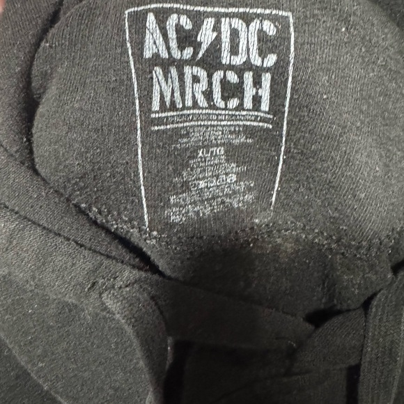 AC/DC | Band Merch Long Sleeve Hooded Sweatshirt Size XL GUC {114} - Picture 3 of 5